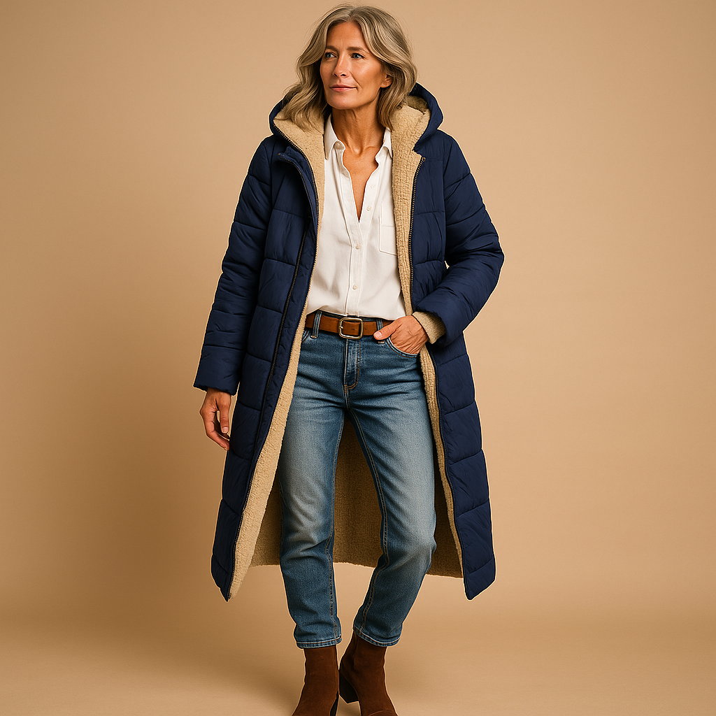 Celeste Long Winter Coat | Lorienna