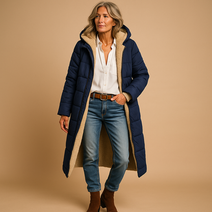 Celeste Long Winter Coat | Lorienna