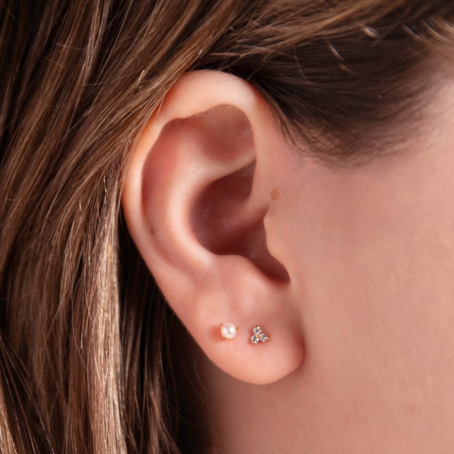Crystal Trinity Nap Earrings