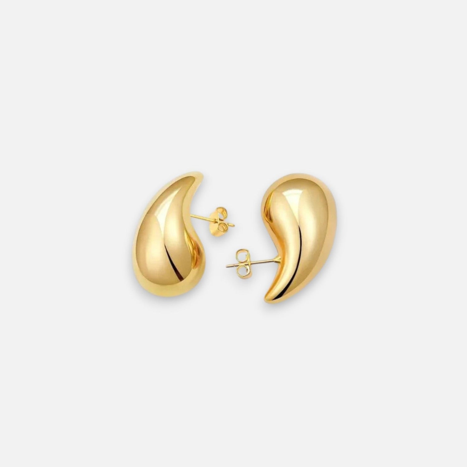 Classic Teardrop Gold Earrings