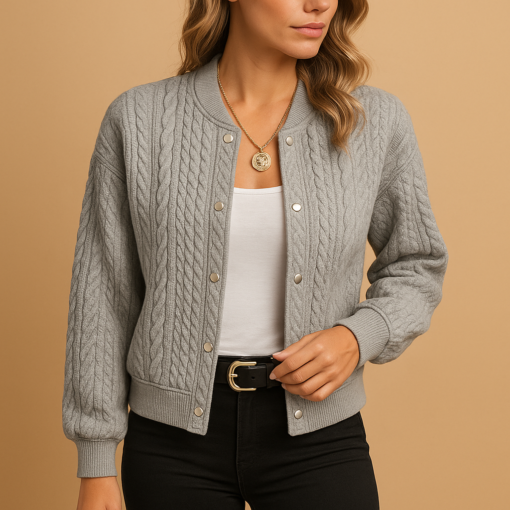 Selene Stylish Open-Front Cardigan | Lorienna