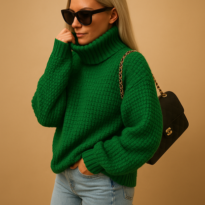 Felicity Warm Knitted Pullover Sweater | Lorienna